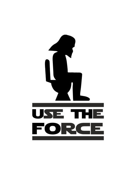 Use The Force 13,8x20cm
