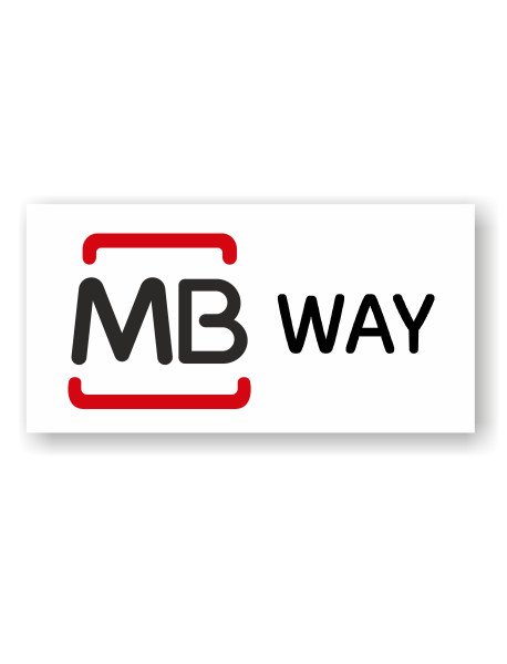 Autocolante 10,5x5,7cm MBWay Autocolante 10,5x5,7cm MBWay