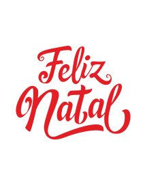 Feliz Natal 34x28cm em vinil autocolante Vermelho 