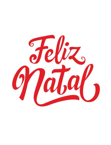 Feliz Natal 34x28cm em vinil autocolante Vermelho 