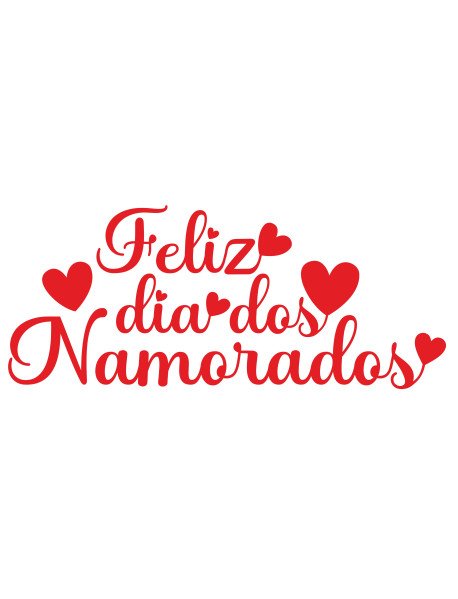 Feliz Dia dos Namorados 60x25cm